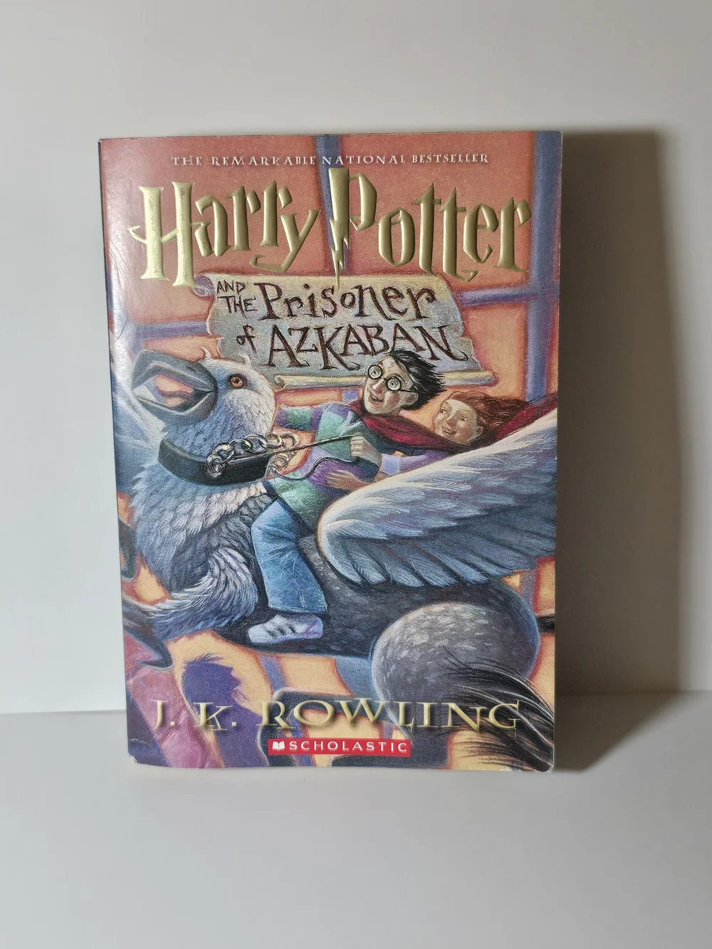 Harry Potter and the Prisoner of Azkaban - Scholastic Paperback, Red/Gold Cover